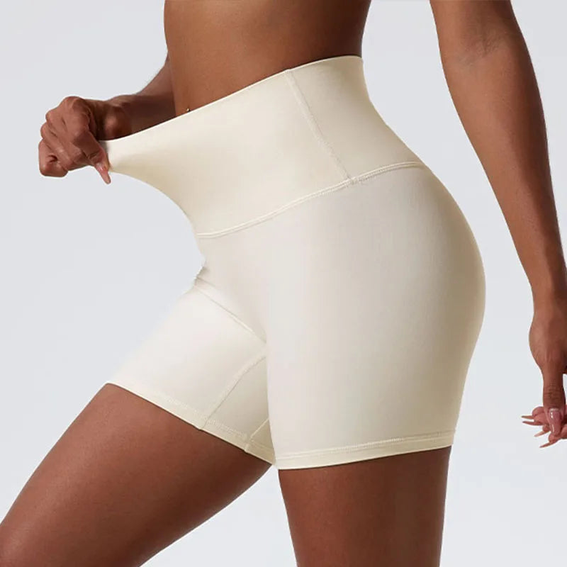 Short Feminino de Yoga – Tecido Super Macio, Cintura Alta e Push Up