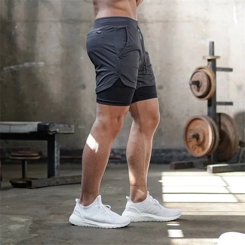 Short academia Masculino 2 em 1 – Treine com Liberdade
