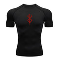 Camiseta Masculina de Compressão Dry Fit – Academia, Corrida e Treino