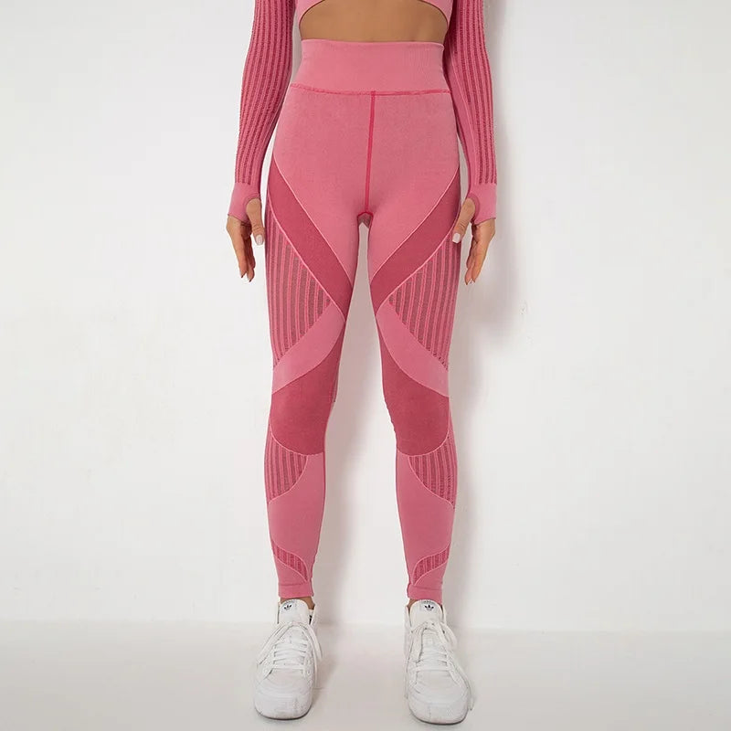 Legging Feminina Cloud Hide Deep Blue – Cintura Alta, Sem Costura e Fitness