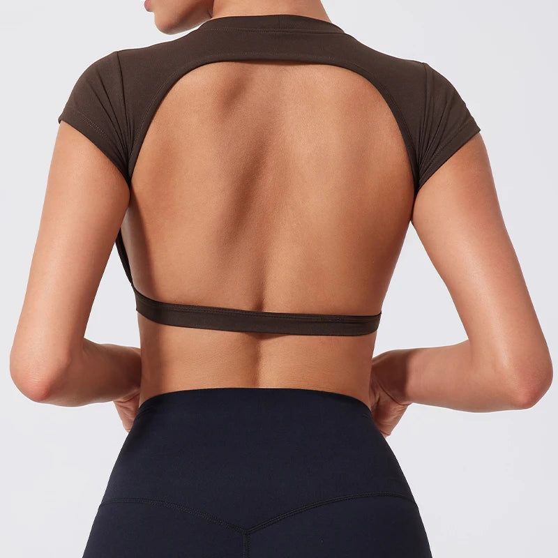 Top Feminino Hearuisavy – Sem Costas, Rápida Secagem e Fitness