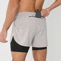 Short Masculino Esportivo 2 em 1 – Corrida, Academia e Treino