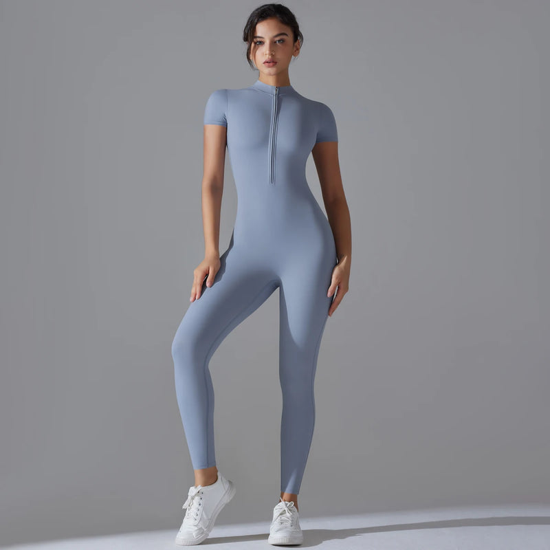 Conjunto Macacão Feminino Para Academia, Yoga e Treino