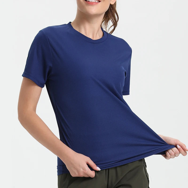 Camiseta Feminina Ultralight – Rápida Secagem, Respirável e Fitness