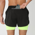 Short Masculino Esportivo 2 em 1 – Corrida, Academia e Treino