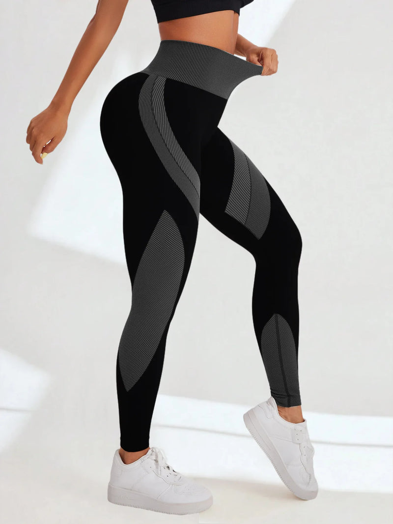 Legging Feminina Sem Costura – Controle de Abdômen, Cintura Alta e Levantamento do Bumbum