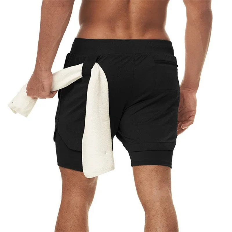 Short academia Masculino 2 em 1 – Treine com Liberdade