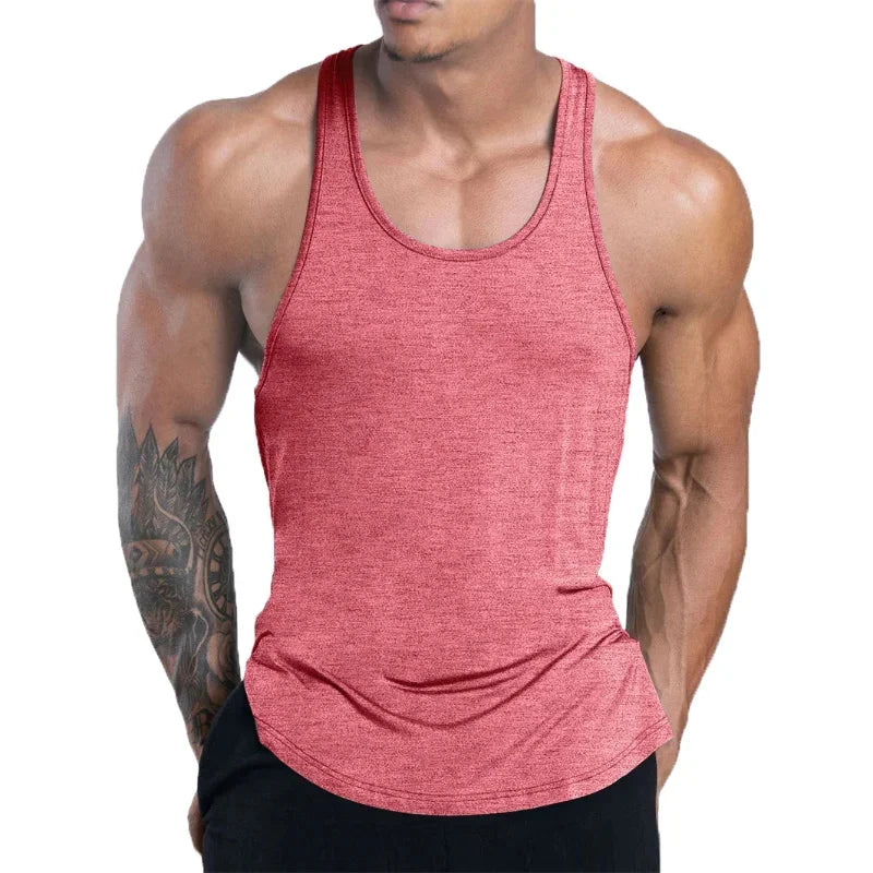 Regata Masculina Fitness Dry Fit – Treino, Basquete e Casual